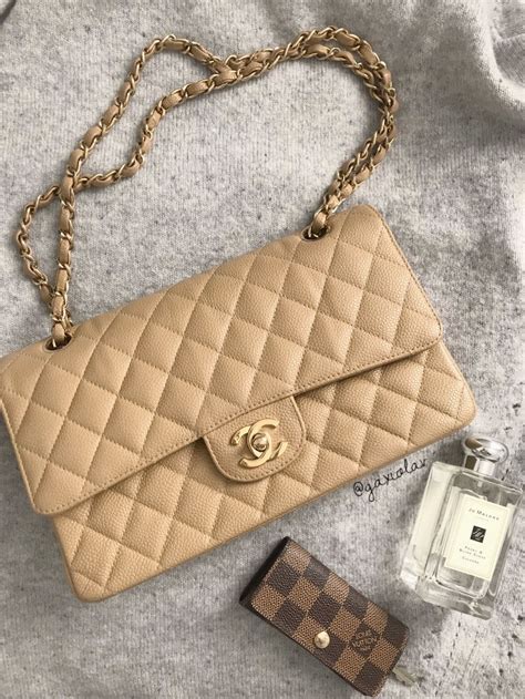 chanel classic flap beige or black|original chanel classic flap bag.